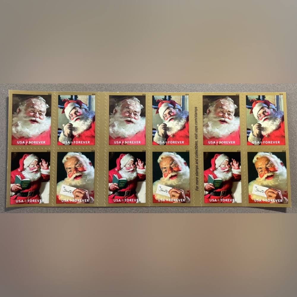 Stamps-Santa & Christmas cards bundle
